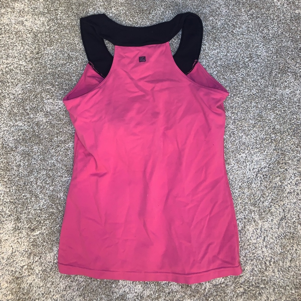 Zobha Pink & Black Sleeveless Tank top size 4 - Picture 8 of 10